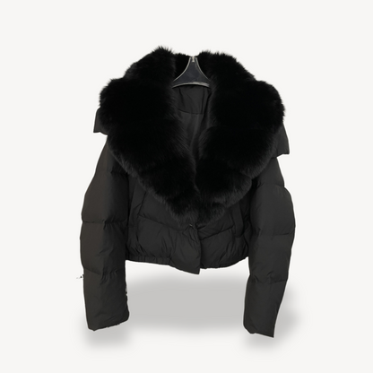 Winter-Pufferjacke mit Kunstpelzkragen für Damen | Loravelle 4