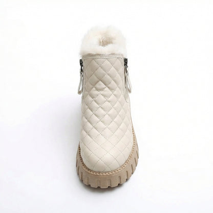 Damen Schneestiefel Orthopädisch Warm Winterstiefel