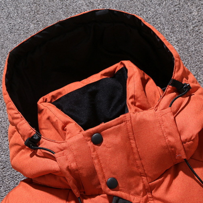 Winterjacke - Herren Zip-Up Kapuzenpuffer Daunenjacke-Chaps Herrenmode