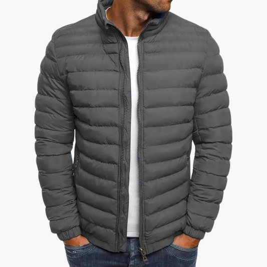 Winterjacke für Herren mit Kapuze und Pufferdesign 0