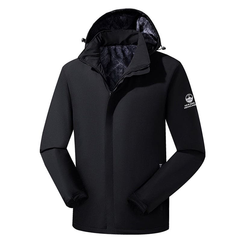 Herren Winterparka Kapuze Fleece Isoliert Wasserdicht - BerlinGlamour