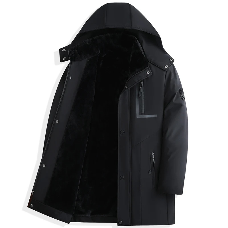 Winterparka mit Kapuze für Herren 0