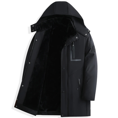 Winterparka mit Kapuze für Herren 0