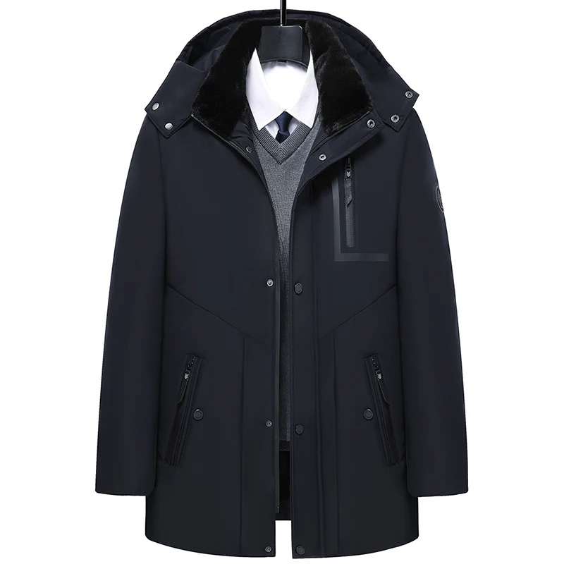 Winterparka mit Kapuze für Herren 1