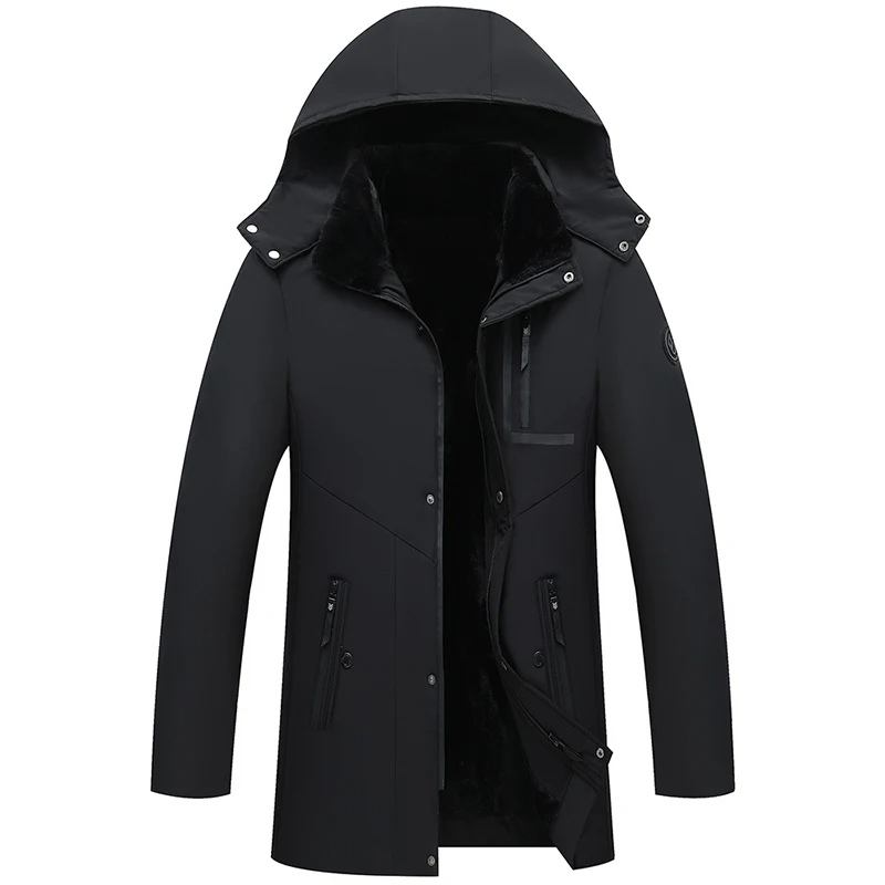 Winterparka mit Kapuze für Herren 2