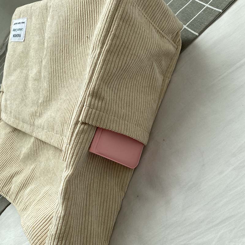 Leder Umhängetasche Damen Kord Schnürung