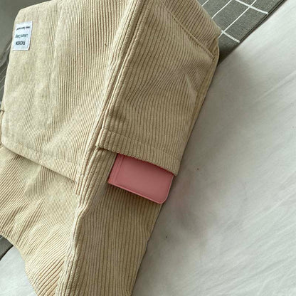 Leder Umhängetasche Damen Kord Schnürung