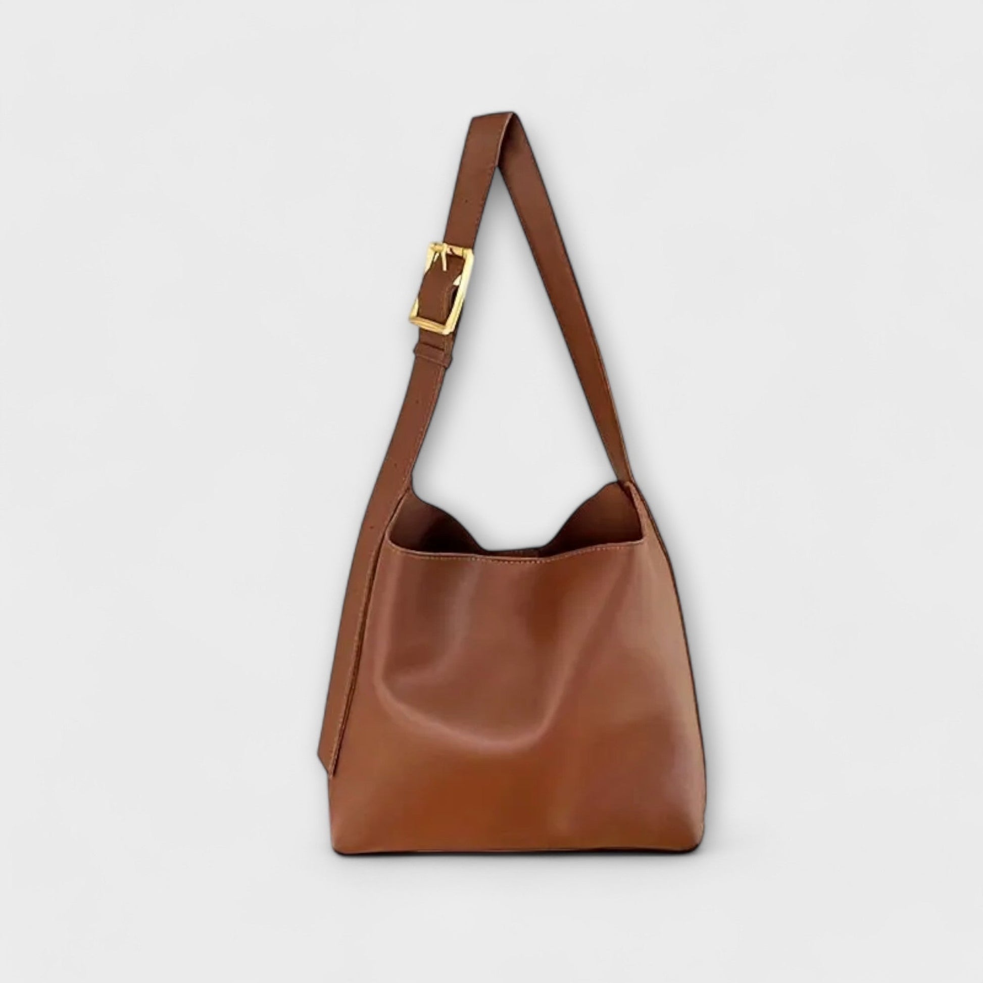 Damen Schultertasche Klassisch Leder Elegante - BerlinGlamour
