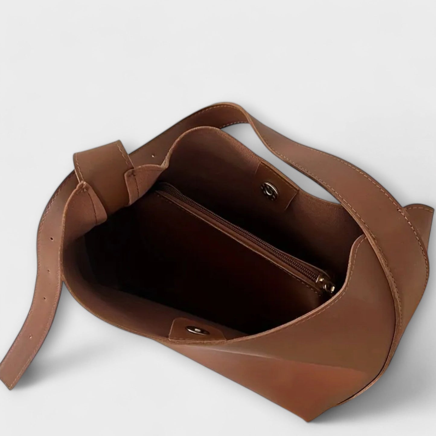 Damen Schultertasche Klassisch Leder Elegante
