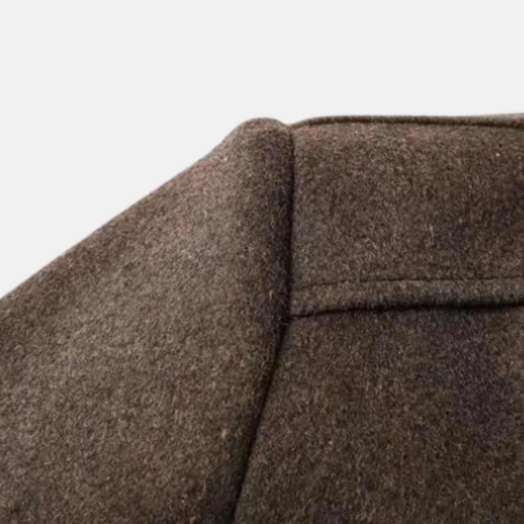 Wolljacke – mit Reißverschluss – Stehkragen – wattierte Innenjacke – Winterjacke-Chaps Herrenmode