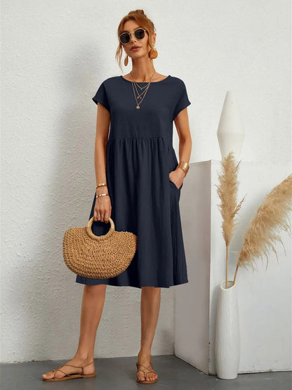 Elegante Frauenkleider Trendy Sommerkleidung