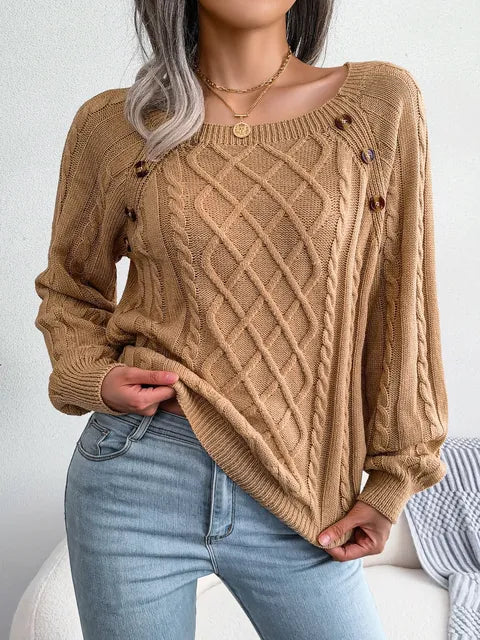 Damenpullover Lässig Bequem Modern