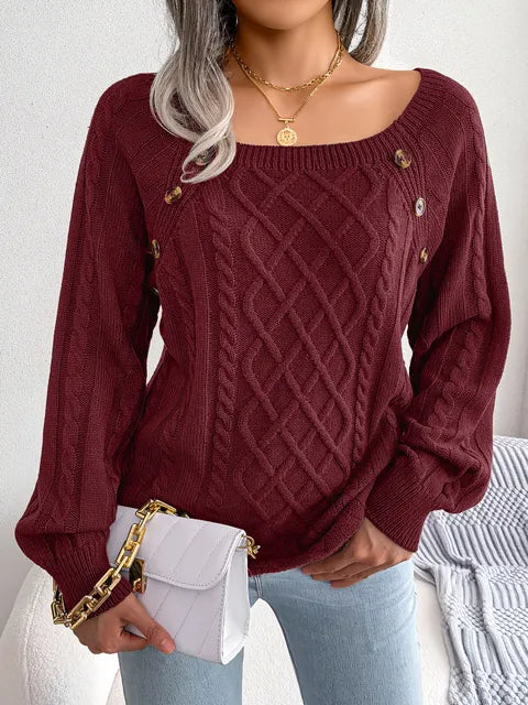 Damenpullover Lässig Bequem Modern