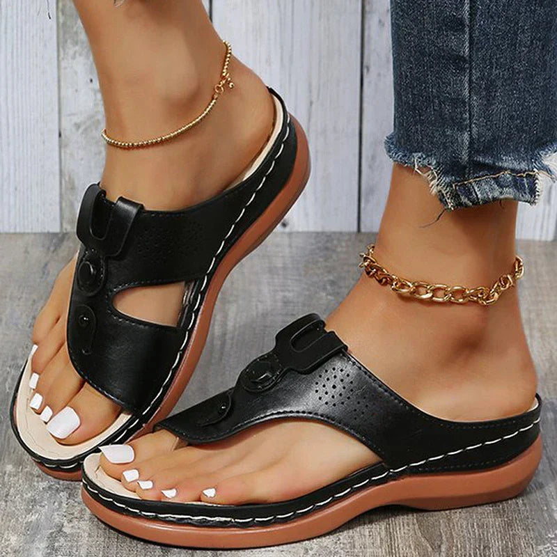 LOLLY Orthopädische Sandalen mit Keilabsatz