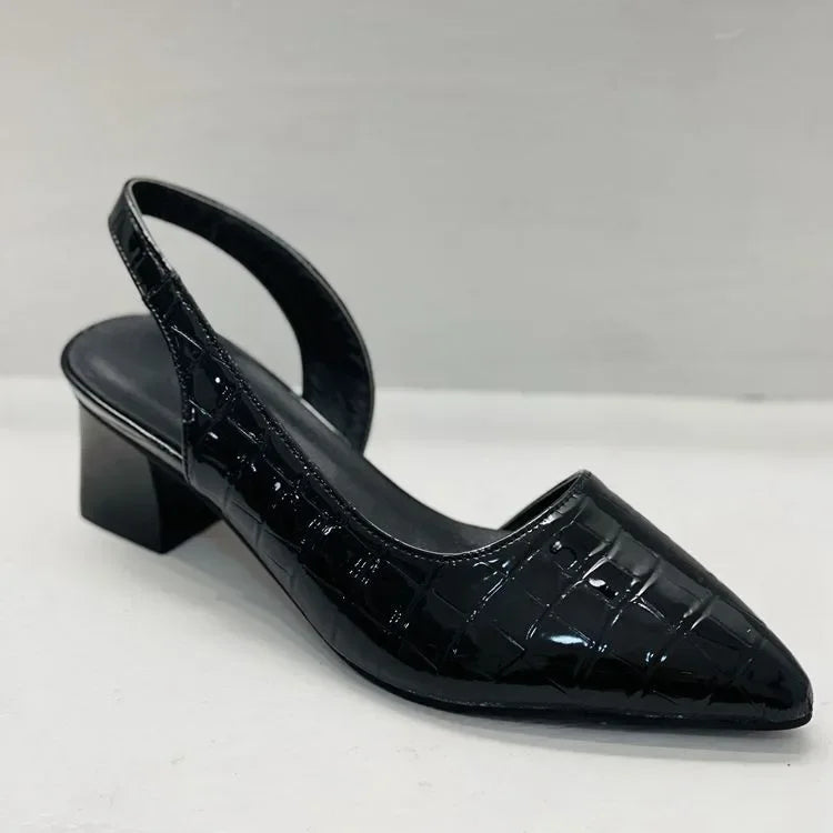 Elegante Orthopädische Pumps Damen Schuhe Komfortabel Kroko Design - BerlinGlamour