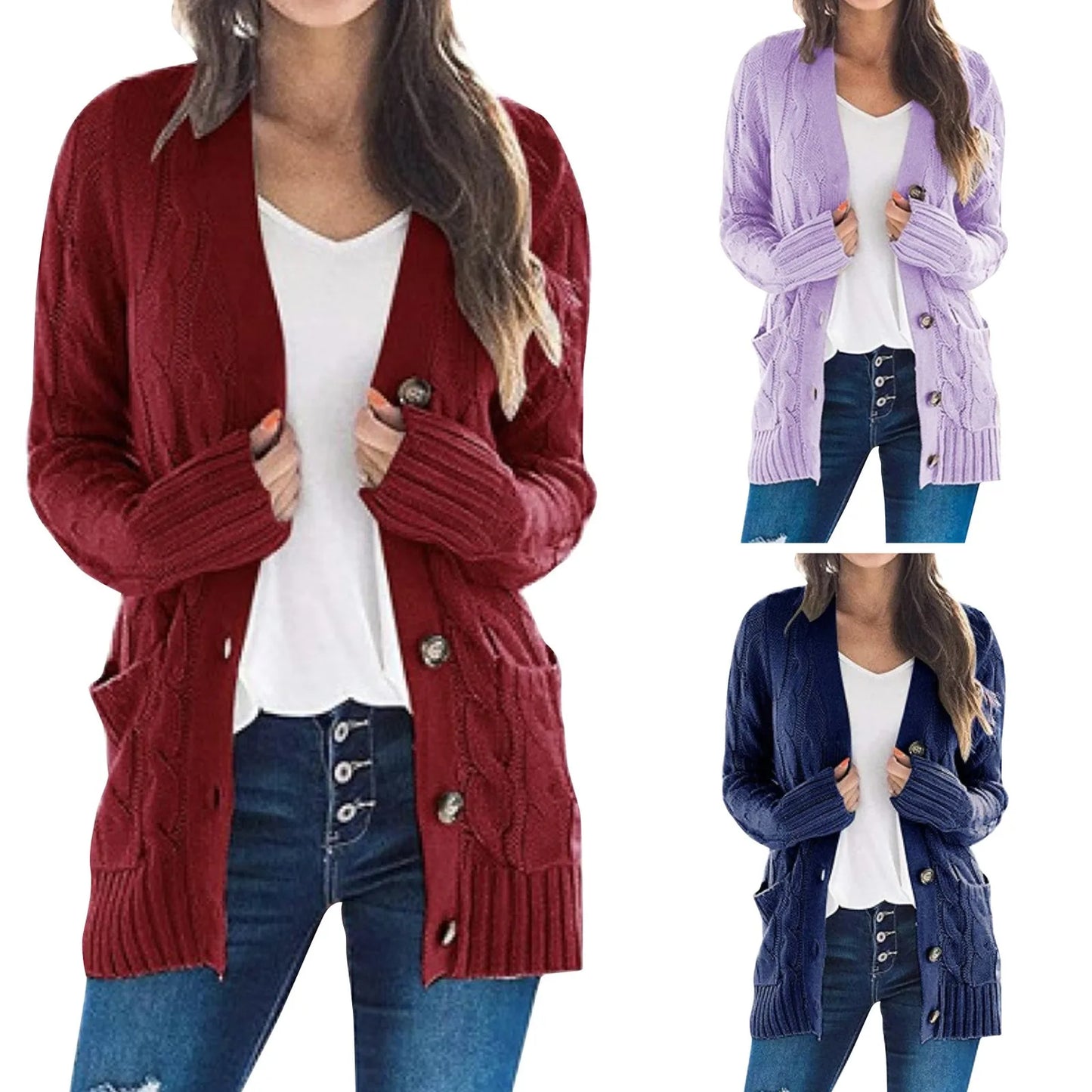Damenjacke Knöpfe Elegant Modern