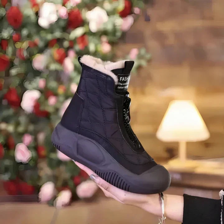 Wasserdichte Schneestiefel Damen Warm Winterstiefel