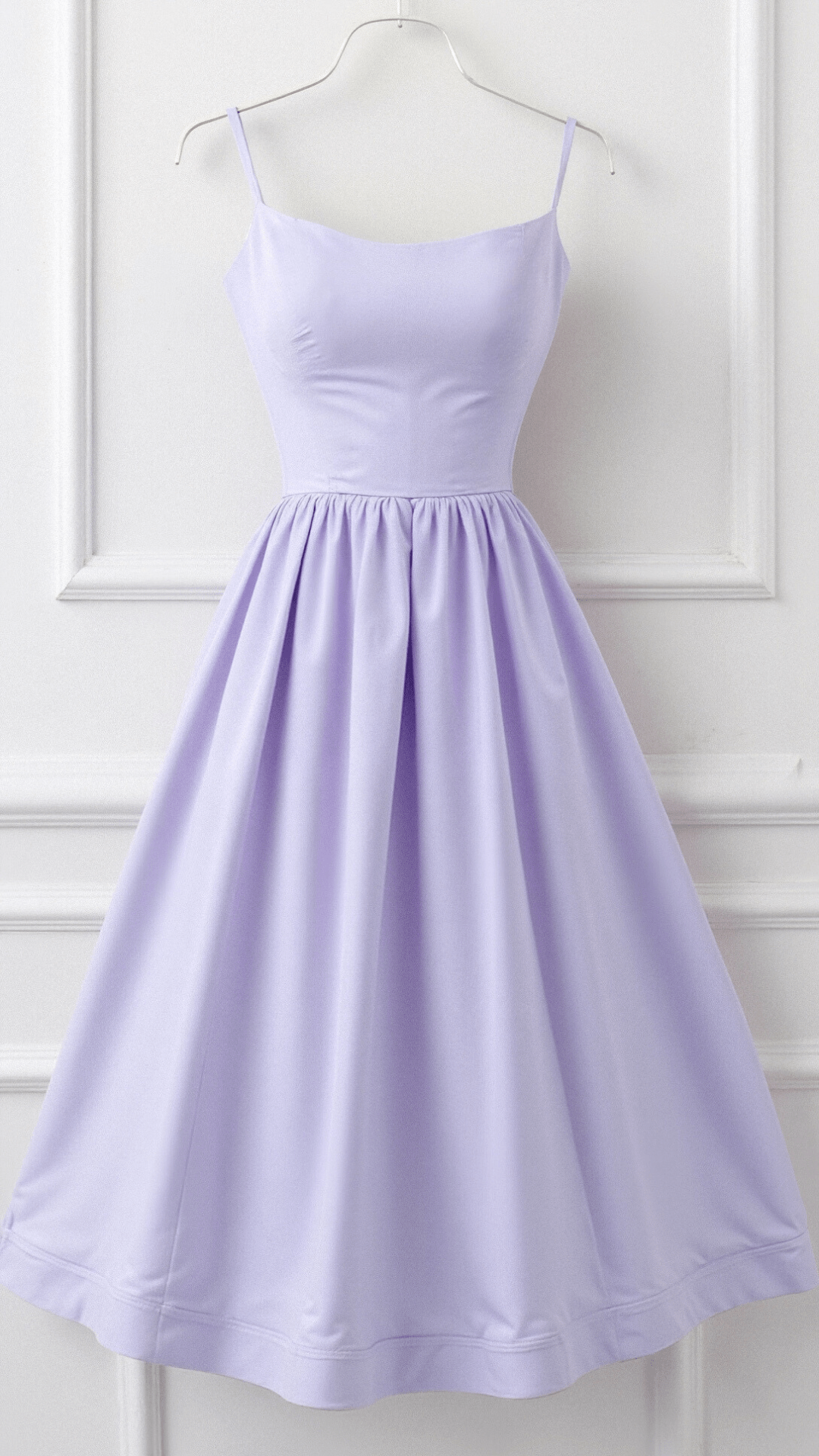 Damen A-Linie Midikleid im Ascot Stil Elegantes Kleid