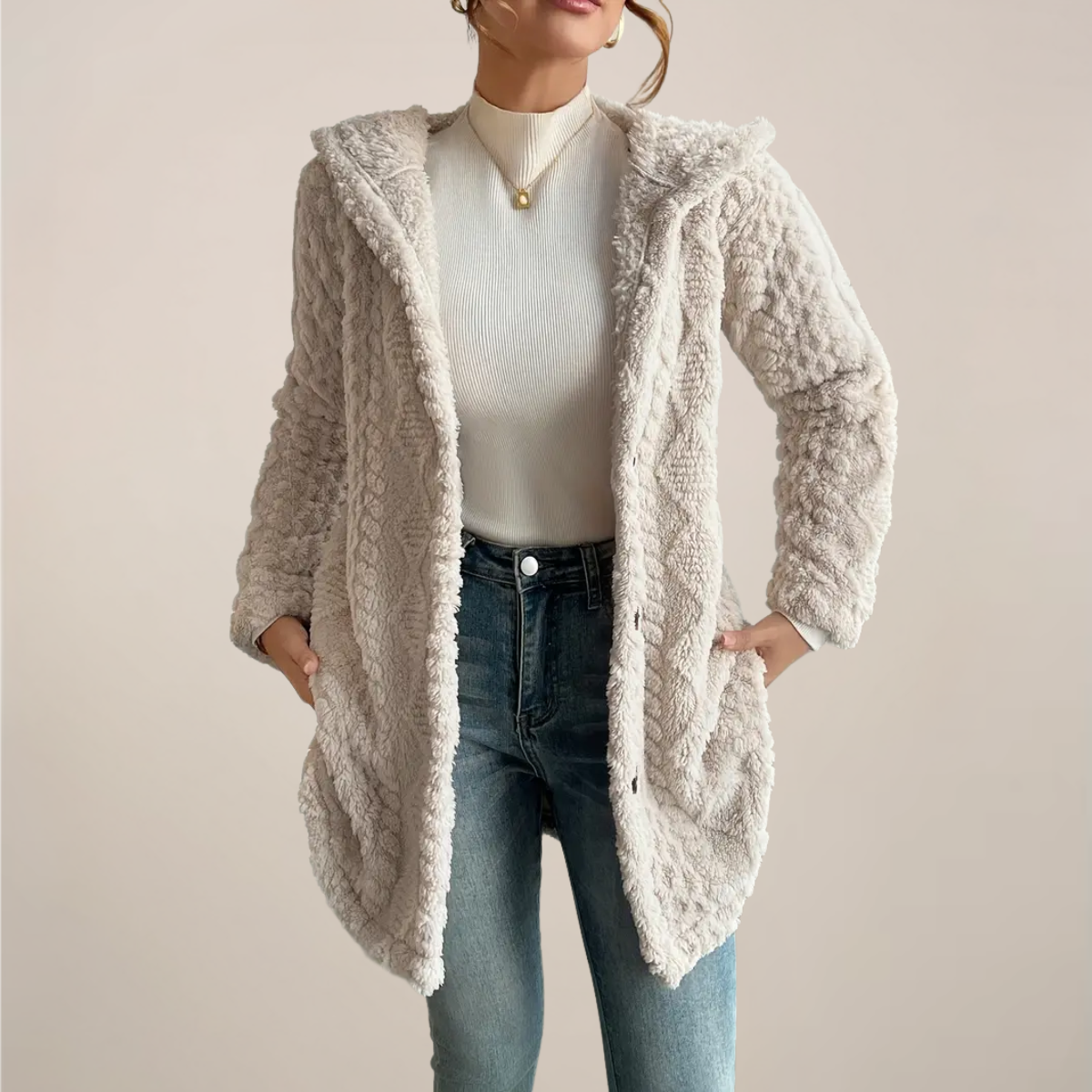Damen Cardigan Frühling Strick locker Leicht - BerlinGlamour