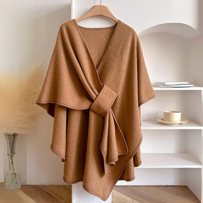 Damen Weste Wickel Design mit Gürtel Taillierter Stil