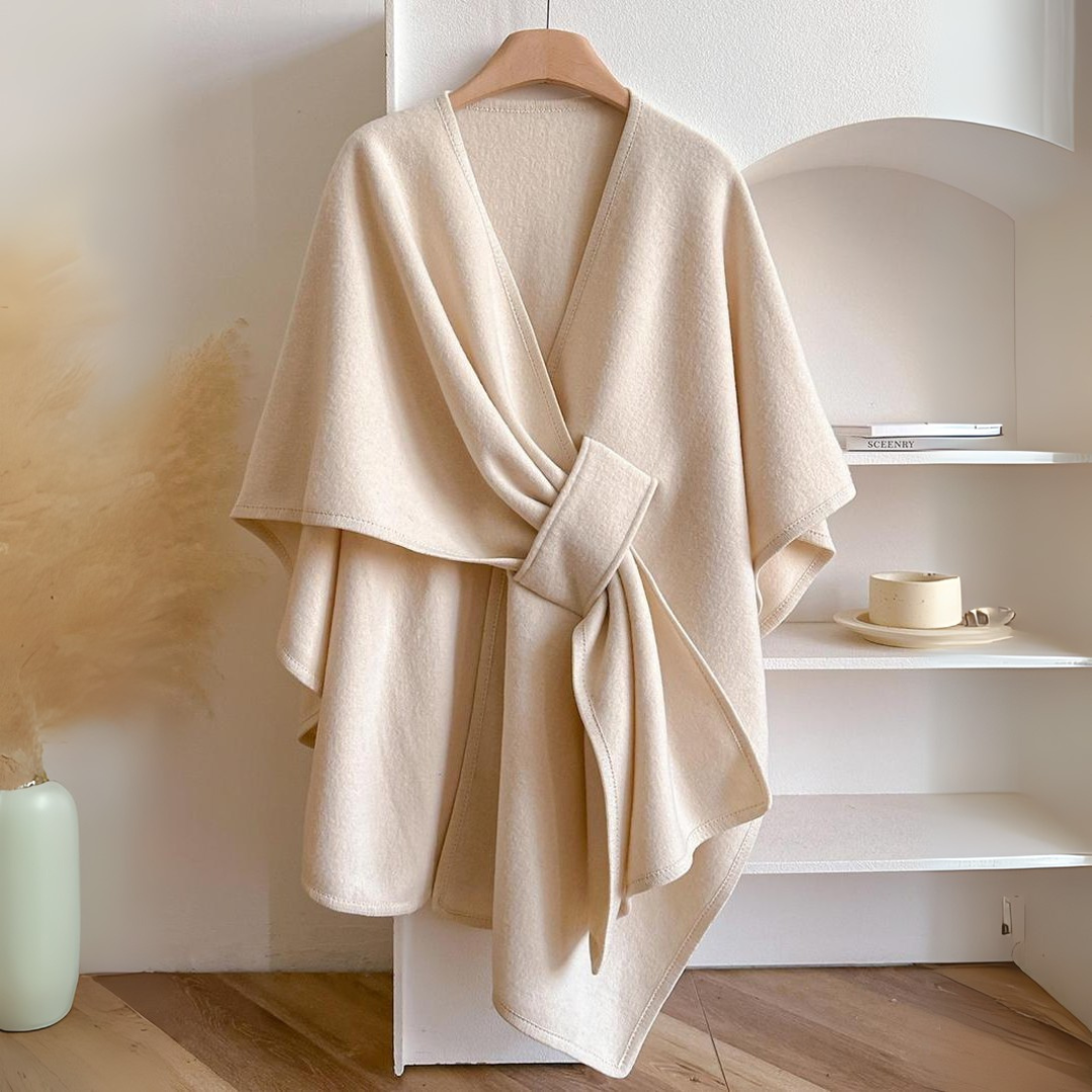 Damen Weste Wickel Design mit Gürtel Taillierter Stil - BerlinGlamour