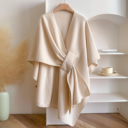 Damen Weste Wickel Design mit Gürtel Taillierter Stil - BerlinGlamour