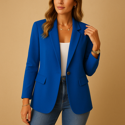 Damen Blazer Maßgeschneidert Tailliert Elegant