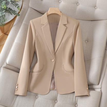 Damen Businessjacke Elegant Figurbetont Schwarz - BerlinGlamour