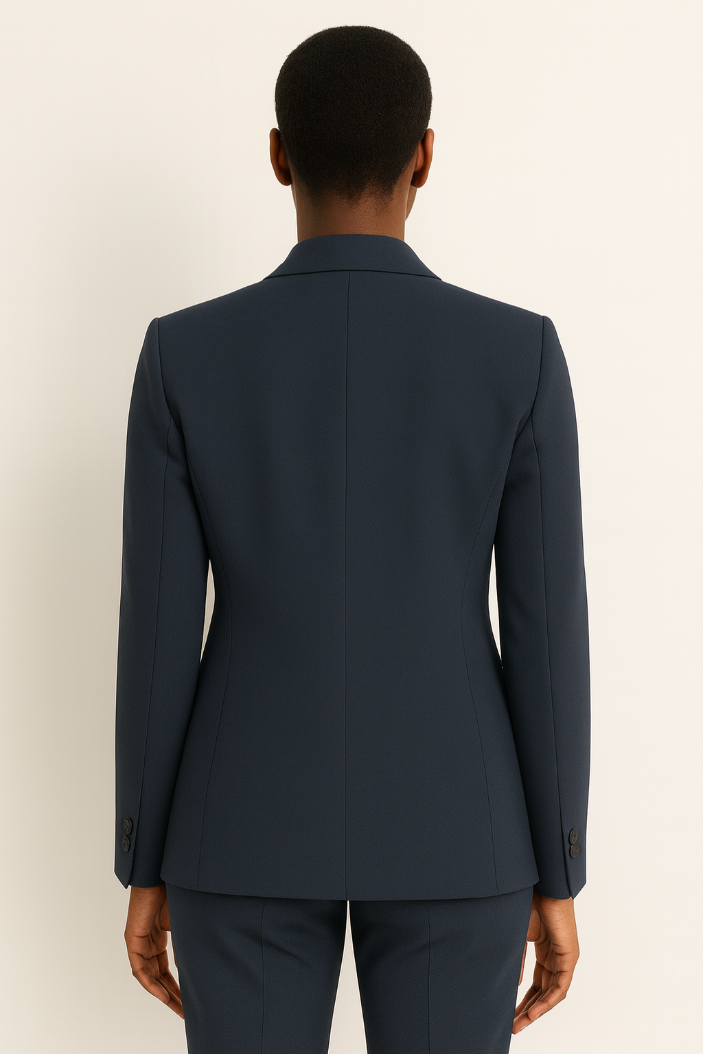 Damen Hosenanzug Set Damenbezogen Elegant Gerade