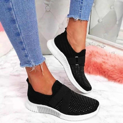 Damen Sportsneaker Modisch Elastisch Sneaker Schuhe