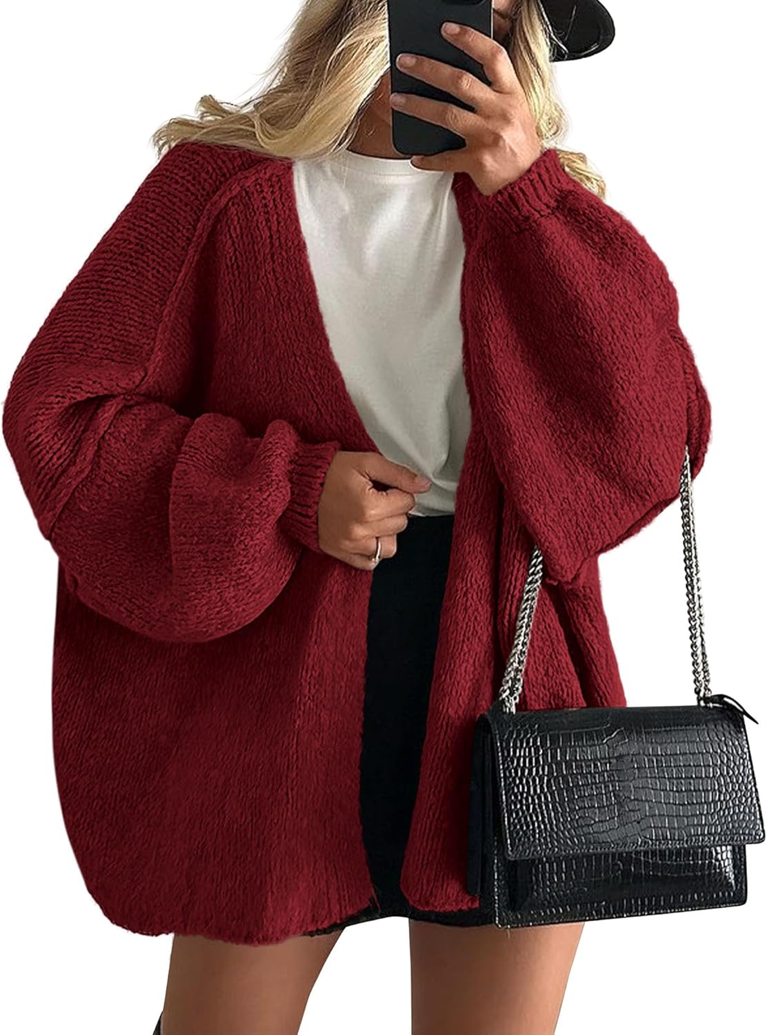 Damen Strickcardigan Frühlings Zopfmuster Pastell - BerlinGlamour