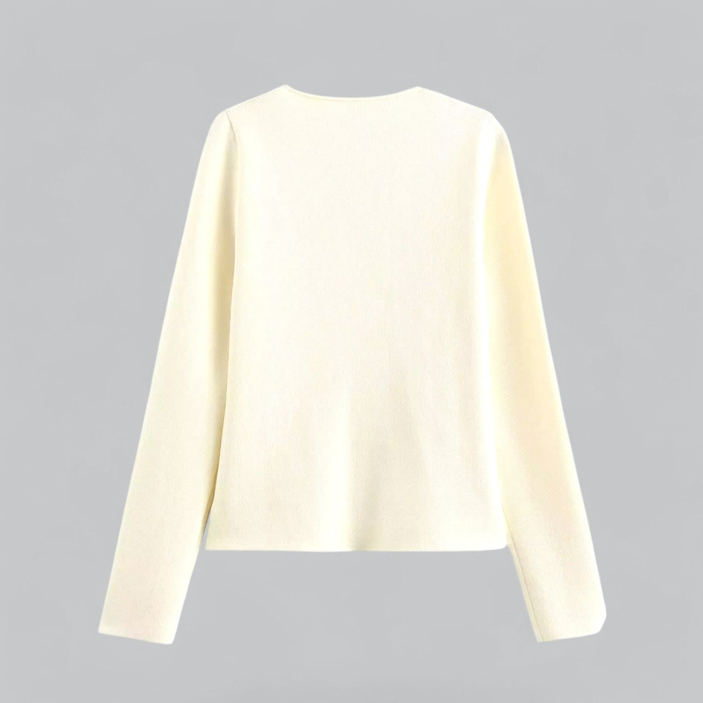 Damen Cardigan Frühling Minimalistisch Mit Knöpfen