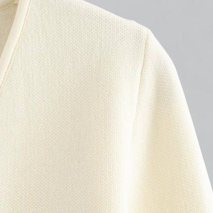 Damen Cardigan Frühling Minimalistisch Mit Knöpfen