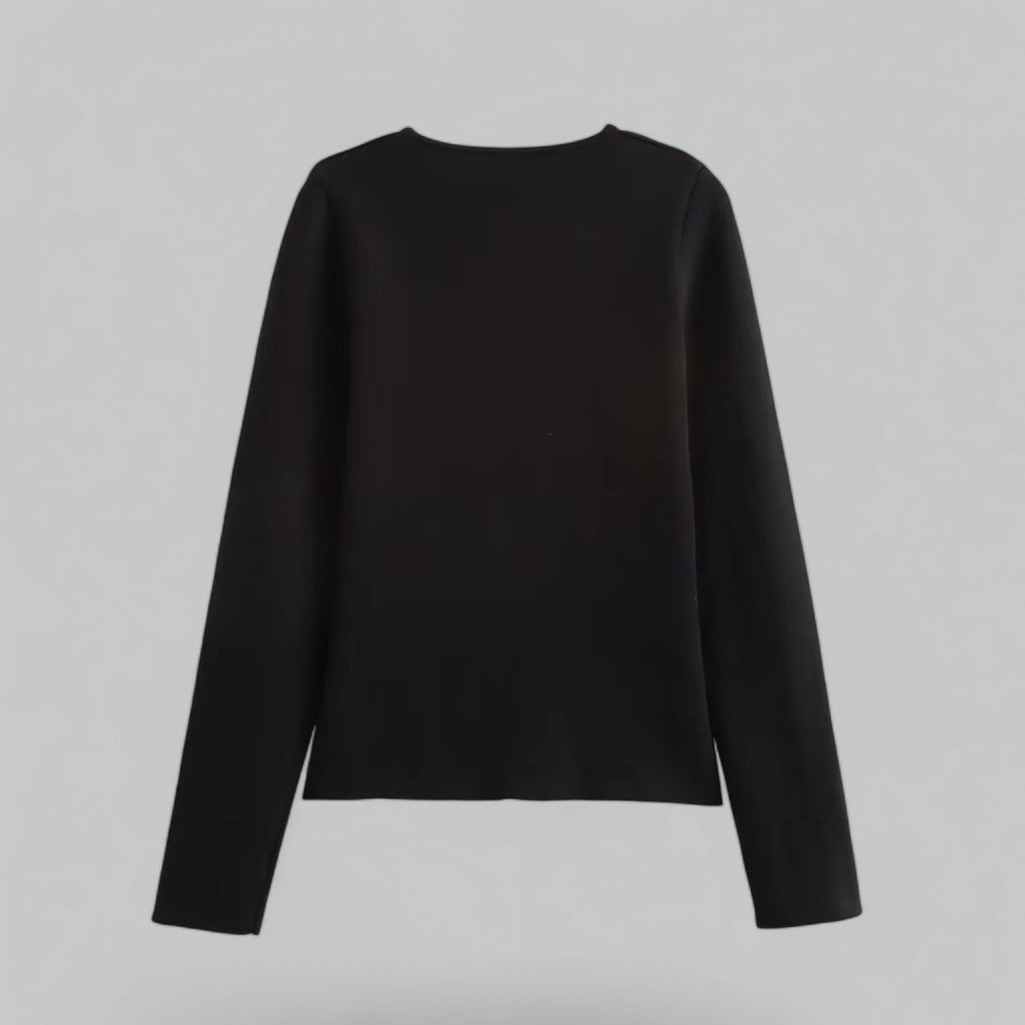 Damen Cardigan Frühling Minimalistisch Mit Knöpfen