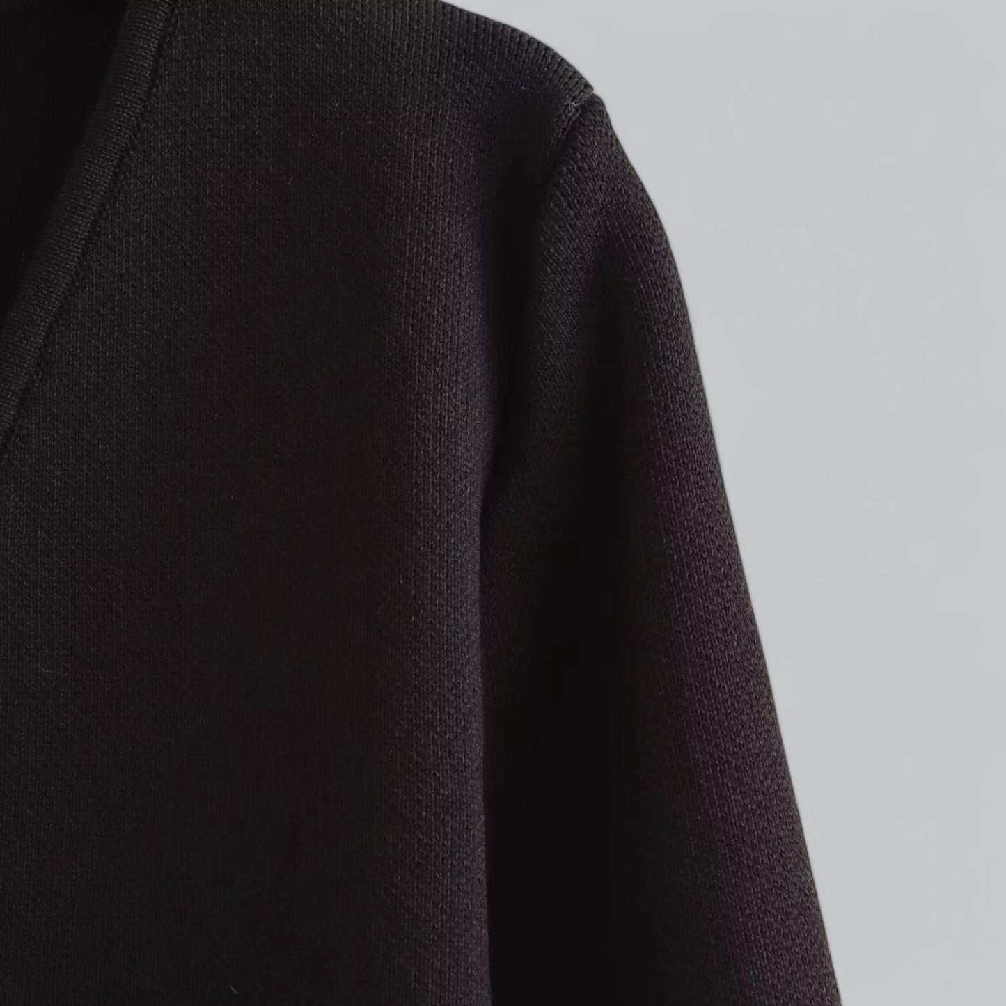 Damen Cardigan Frühling Minimalistisch Mit Knöpfen