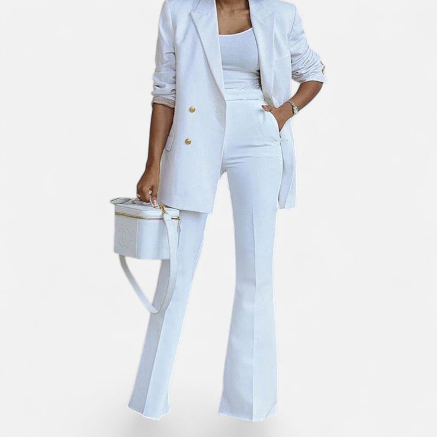Damen Business Anzug Set Maßgeschneidert Blazer Hose