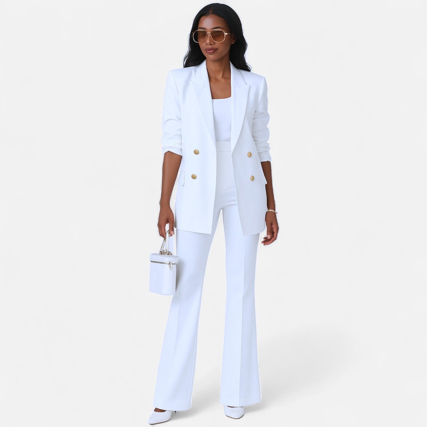 Damen Business Anzug Set Maßgeschneidert Blazer Hose - BerlinGlamour