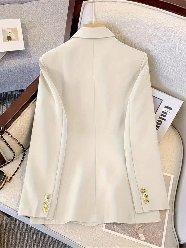 Damen Blazerjacke Maßgeschneidert Doppelreihig Elegant