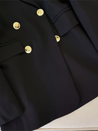 Damen Blazerjacke Maßgeschneidert Doppelreihig Elegant