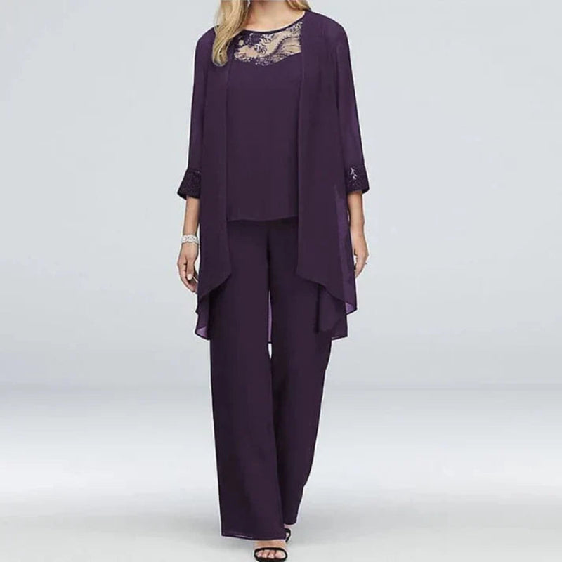Damen Sommer Set Oberteil Hose Leicht