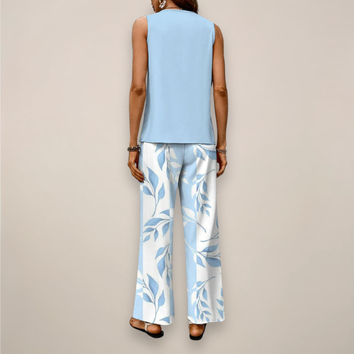 Damen Sport Set Ärmelloses Top und Hose