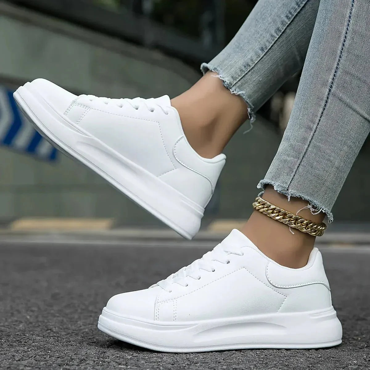 Damen Sneaker Modisch Streetstyle Bequem - BerlinGlamour