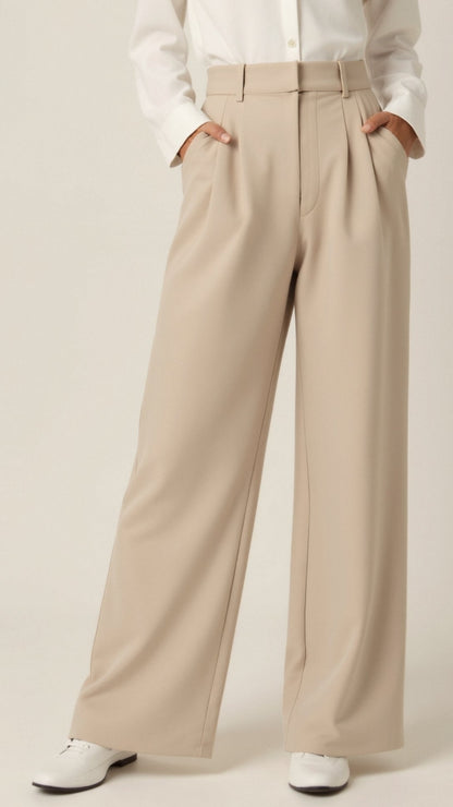 Damen Hose Frühjahr Hochtailliert Bequem