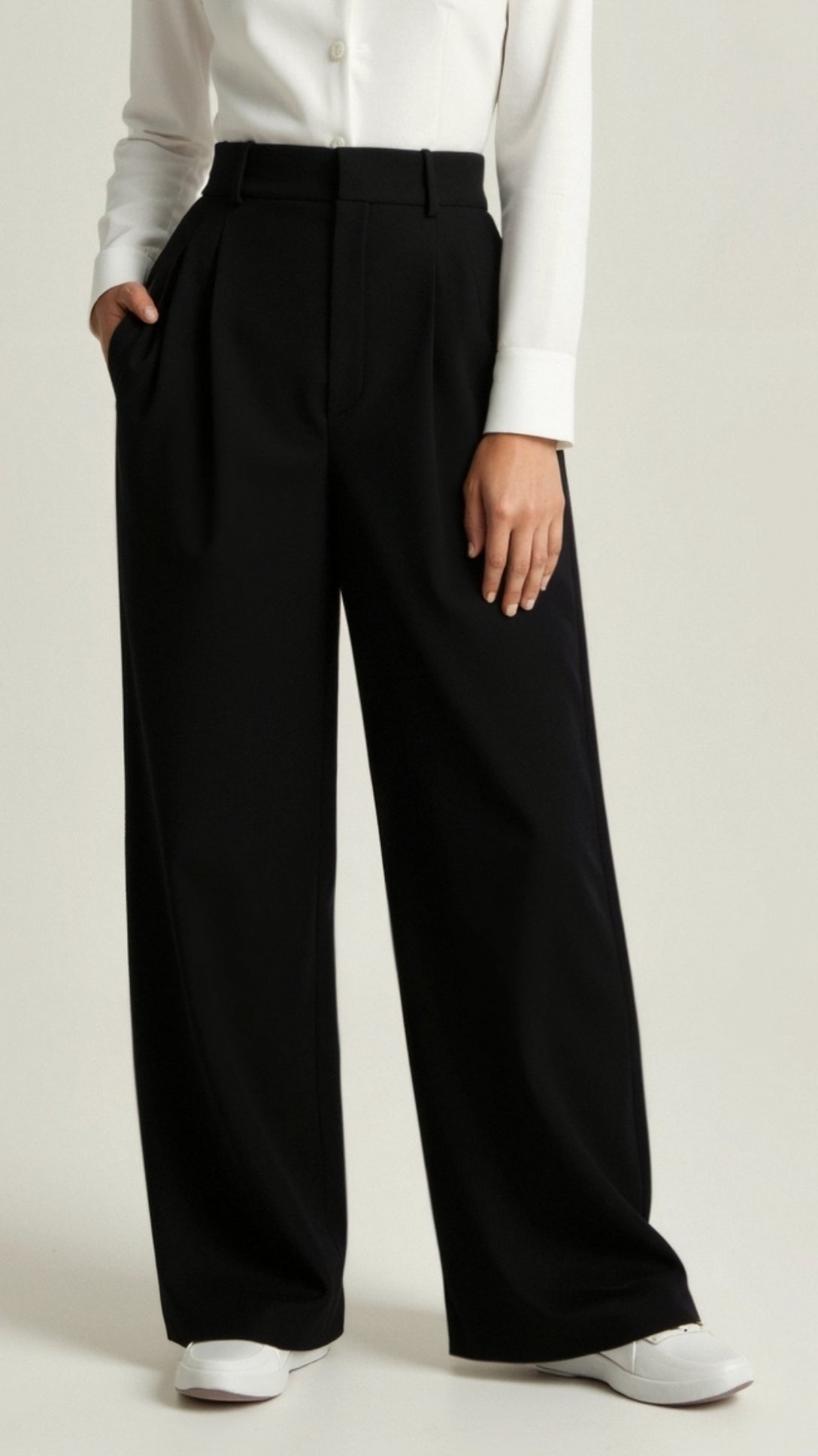 Damen Hose Frühjahr Hochtailliert Bequem