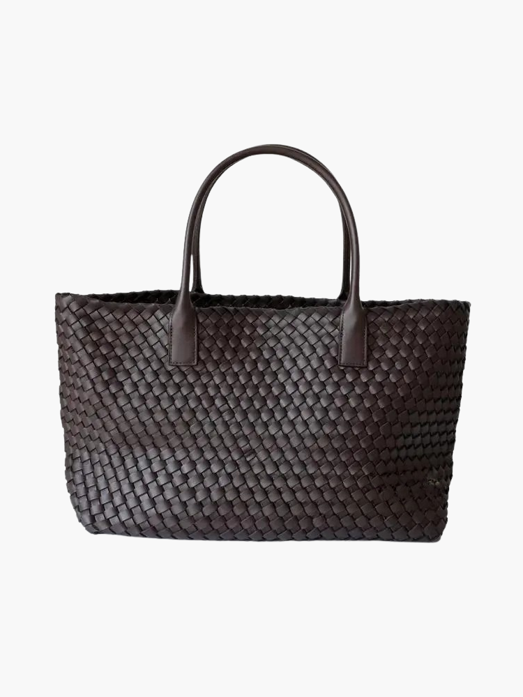 Echte Lederhandtasche Caramelbraun Luxus Damenhandtasche