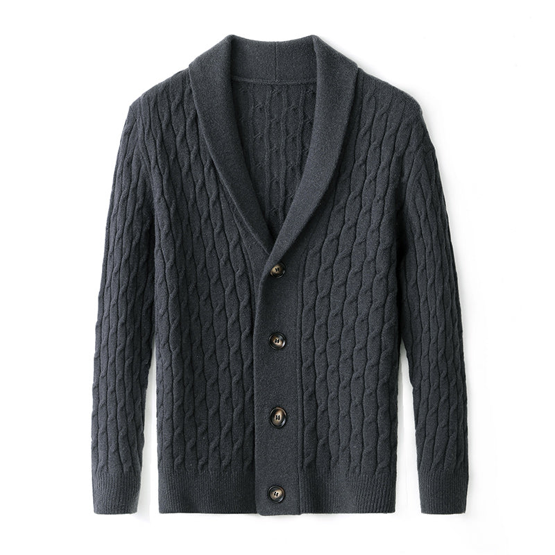 Herren Strickjacke Klassisch Elegante Qualität