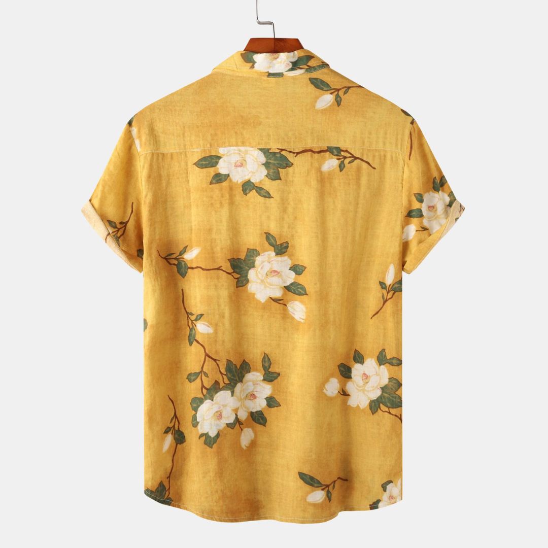 Leichtes Blumen Herren Sommerhemd