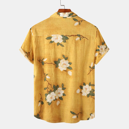 Leichtes Blumen Herren Sommerhemd