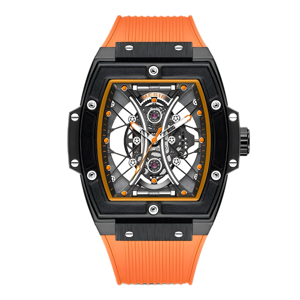 Herren Armbanduhr 45mm Edelstahl Chronograph