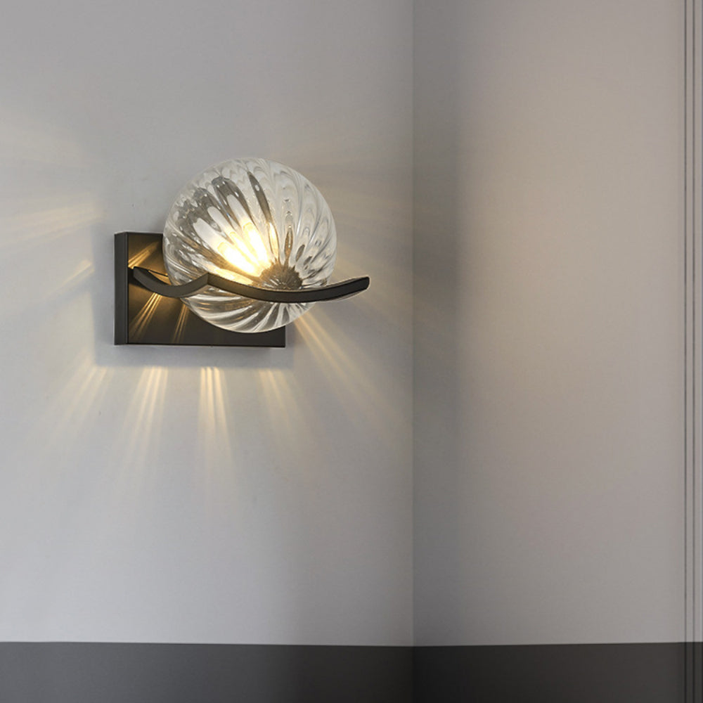 Moderne LED Glas Wandlampe Dimmbar Berlin
